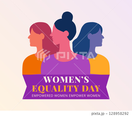 Three Women Portrait Equality Day Poster 128958292
