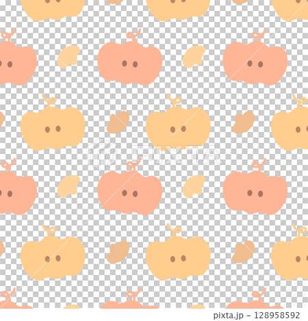 Rolling pumpkin pattern square PNG 128958592
