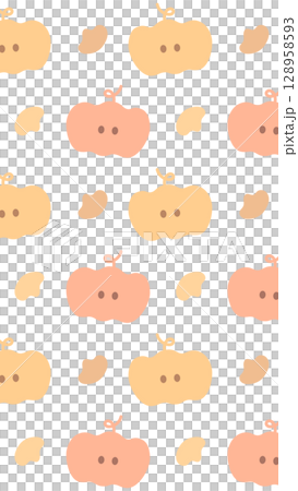 Rolling pumpkin pattern vertical PNG 128958593