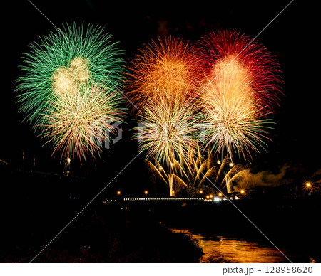 夜空に咲く花火 夜空に咲く花火 128958620