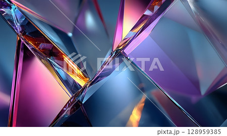 プレゼンや資料に抽象的で最先端なイメージ 128959385