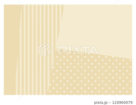 シンプルでかわいい四角形のコラージュ風壁紙 ベージュ シンプルでかわいい四角形のコラージュ風壁紙 ベージュ 128960079