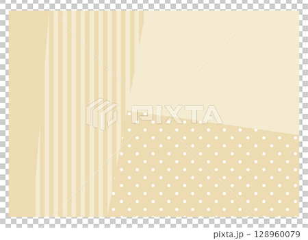 シンプルでかわいい四角形のコラージュ風壁紙 ベージュ シンプルでかわいい四角形のコラージュ風壁紙 ベージュ 128960079