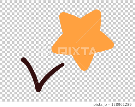 シンプルな星が飛ぶイラスト素材 128961289