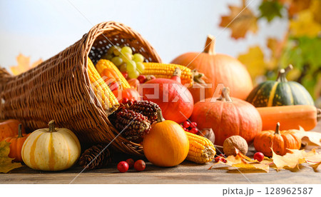 紅葉 秋の味覚 生成AI 背景  紅葉 秋の味覚 生成AI 背景  128962587