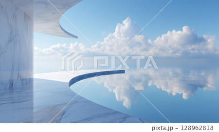 無人 近代的 モダン 128962818