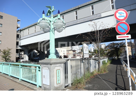 新馬場 街並み 新馬場 街並み 128963289