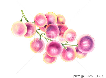 Watercolor color illustration set magic Watercolor color illustration set magic 128963334