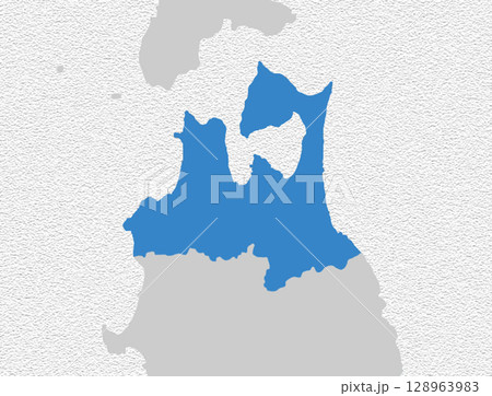 日本地図 青森県 日本地図 青森県 128963983