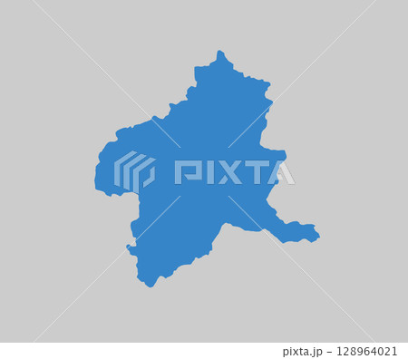 日本地図　群馬県 128964021