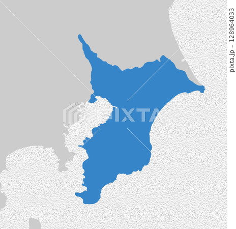 日本地図　千葉県 128964033