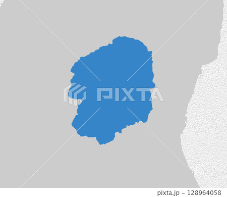 日本地図　栃木県 128964058
