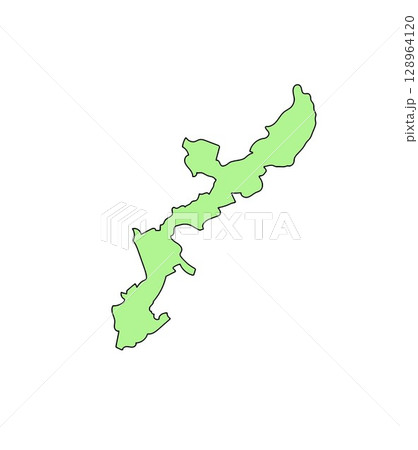 日本地図 沖縄県 日本地図 沖縄県 128964120
