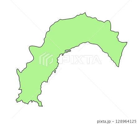 日本地図 高知県 日本地図 高知県 128964125