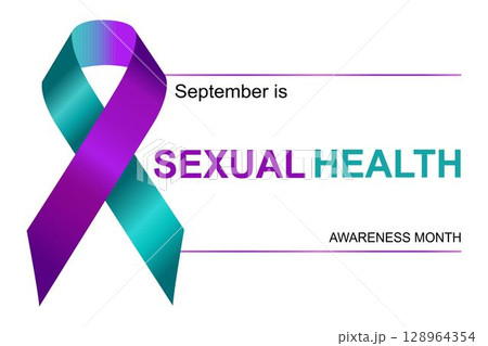 September is Sexual Health Awareness Month. Sexual Health awareness month. Realistic Ribbon. Template for web banner, card, prints, social media, poster, flyer, background design, various media format September is Sexual Health Awareness Month. Sexual Health awareness month. Realistic Ribbon. Template for web banner, card, prints, social media, poster, flyer, background design, various media format 128964354