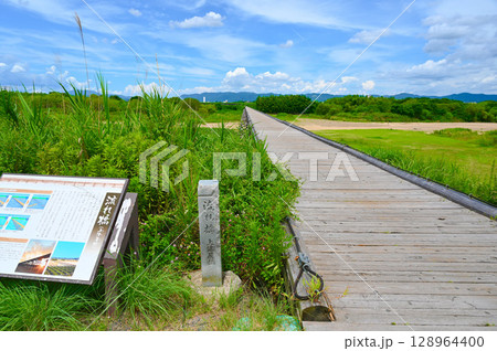流れ橋 上津屋橋 八幡市 流れ橋 上津屋橋 八幡市 128964400
