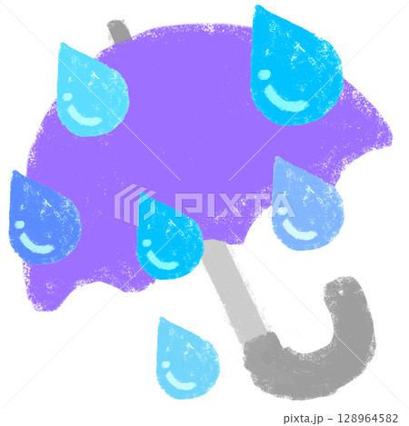 シンプルイラスト　クレヨンタッチ 128964582