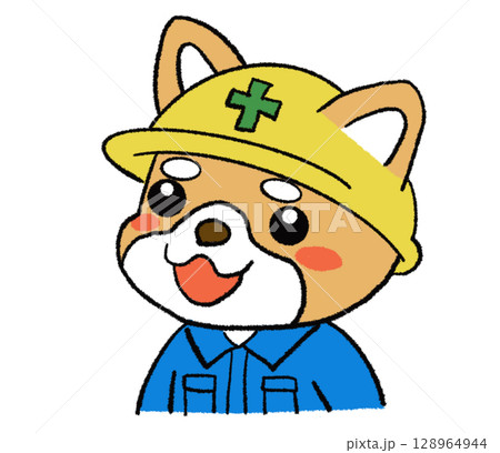 柴犬の作業員9 柴犬の作業員9 128964944