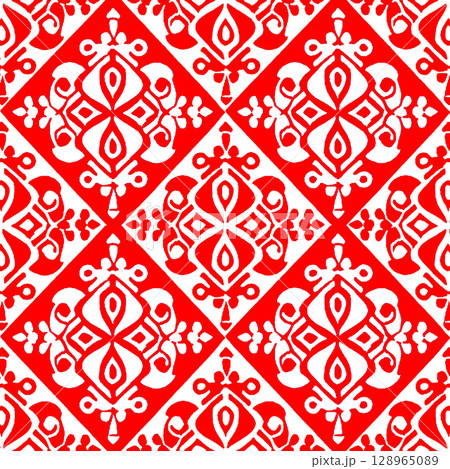 vector seamless pattern. modern stylish texture. repeating geometric tiles from striped striped elements 128965089