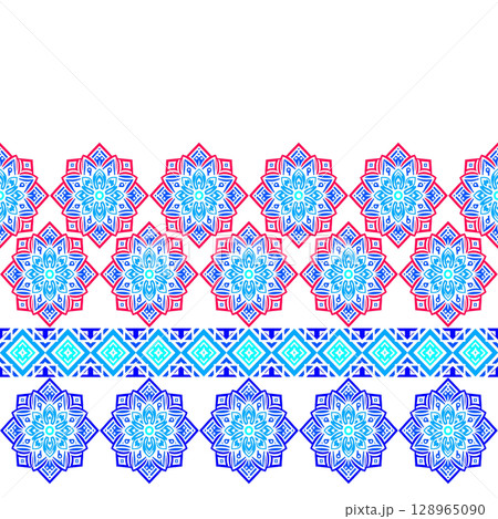 vector seamless pattern. modern stylish texture. repeating geometric tiles from striped striped elements 128965090