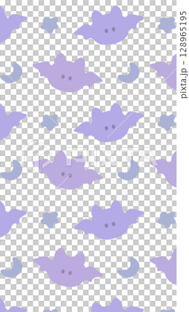 拍打蝙蝠圖案垂直PNG 128965195