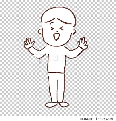 A person with a happy expression A person with a happy expression 128965286