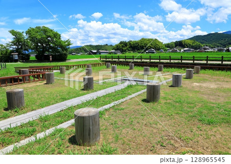 史跡　飛鳥水落遺跡 128965545