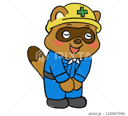 たぬきの作業員6 128965566