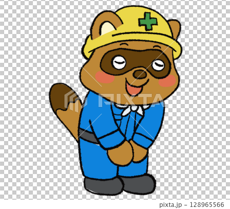 たぬきの作業員6 128965566