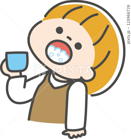 感染症対策　うがい 128966726