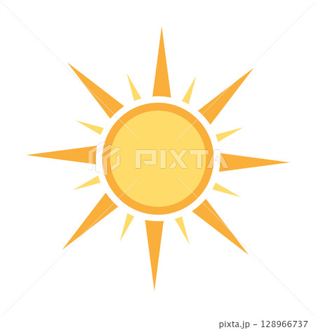 Sun icon vector for your web design, logo, UI. illustration Sun icon vector for your web design, logo, UI. illustration 128966737