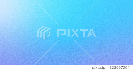 Blue and purple noise gradient background.Pastel colors grainy texture gradation cover. Christmas soft cool transition. Fresh banner template. Horizontal smooth blur retro cover. Vector illustration 128967204