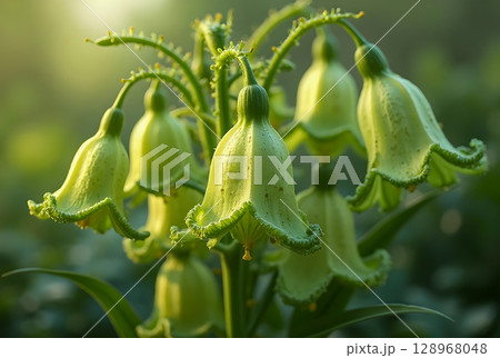 green bitter melon in the garden 128968048
