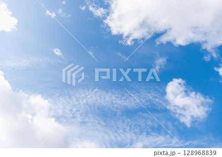 夏の空 青空と雲21 夏の空 青空と雲21 128968839