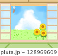 夏の縁側 夏の縁側 128969609