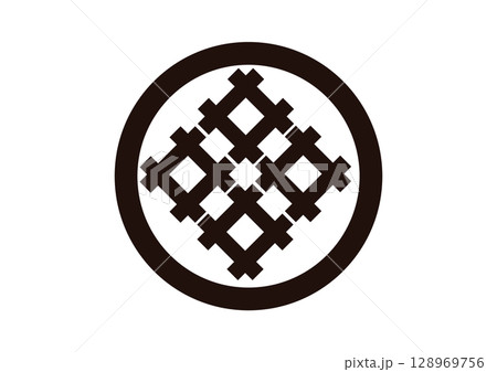 丸に四つ井筒 丸に四つ井筒 128969756