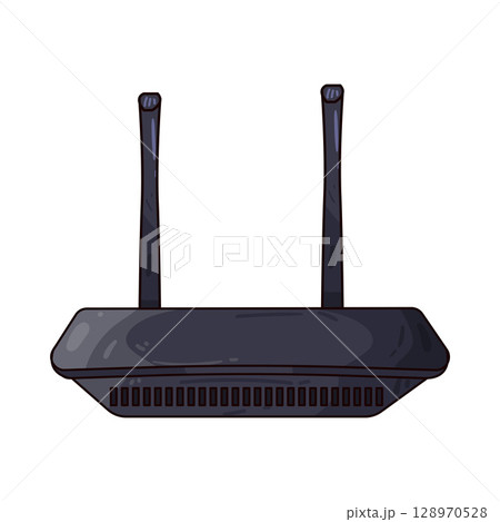 illustration of router illustration of router 128970528