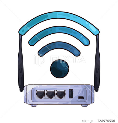 illustration of router 128970536
