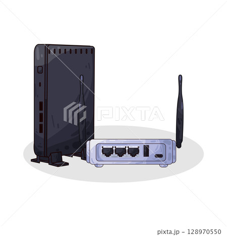 illustration of router 128970550