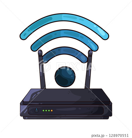 illustration of router 128970551