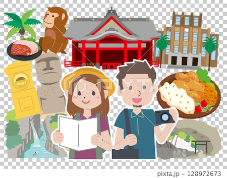 Popular tourist spots in Miyazaki Prefecture 128972673