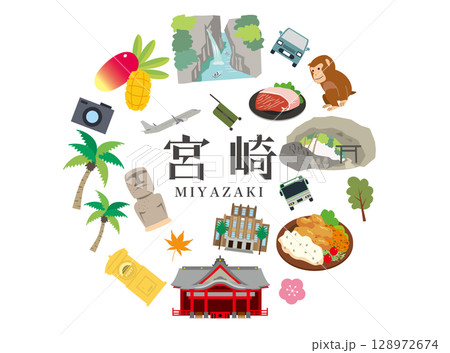 宮崎県の人気観光スポット 128972674