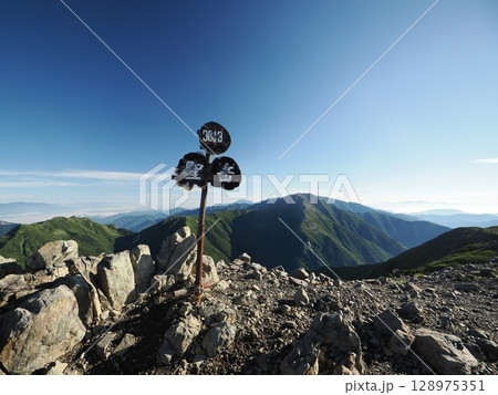 光岳、聖岳 光岳、聖岳 128975351