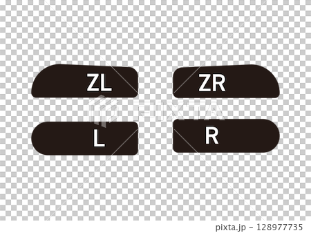 Game controller LR/ZL/ZR buttons Game controller LR/ZL/ZR buttons 128977735