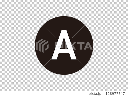 シンプルAボタンゲームアイコン 128977747