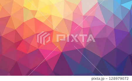 Isometric Triangle Patterns With Gradient Color Blend Isometric Triangle Patterns With Gradient Color Blend 128979072