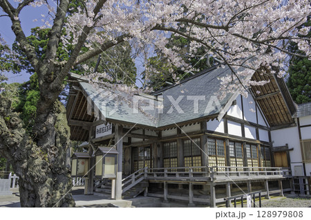 桜のある風景 128979808