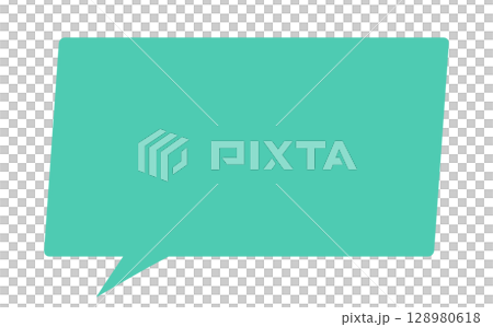 Speech bubble square 128980618