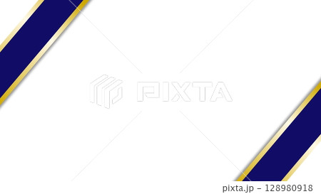 ゴールドのラインの高級感のあるエレガントな背景 128980918