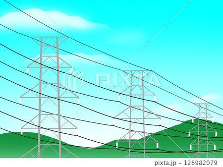 送電線 128982079